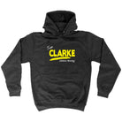 Clarke V1 Lifetime Member - Funny Novelty Hoodies Hoodie - 123t Australia | Funny T-Shirts Mugs Novelty Gifts