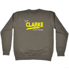 Clarke V1 Lifetime Member - Funny Novelty Sweatshirt - 123t Australia | Funny T-Shirts Mugs Novelty Gifts