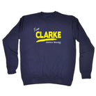 Clarke V1 Lifetime Member - Funny Novelty Sweatshirt - 123t Australia | Funny T-Shirts Mugs Novelty Gifts