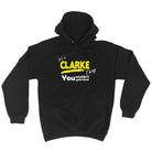 Clarke V1 Surname Thing - Funny Novelty Hoodies Hoodie - 123t Australia | Funny T-Shirts Mugs Novelty Gifts