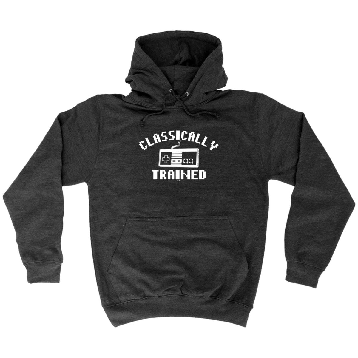 Classicly Trained Gamer Gaming - Funny Novelty Hoodies Hoodie - 123t Australia | Funny T-Shirts Mugs Novelty Gifts