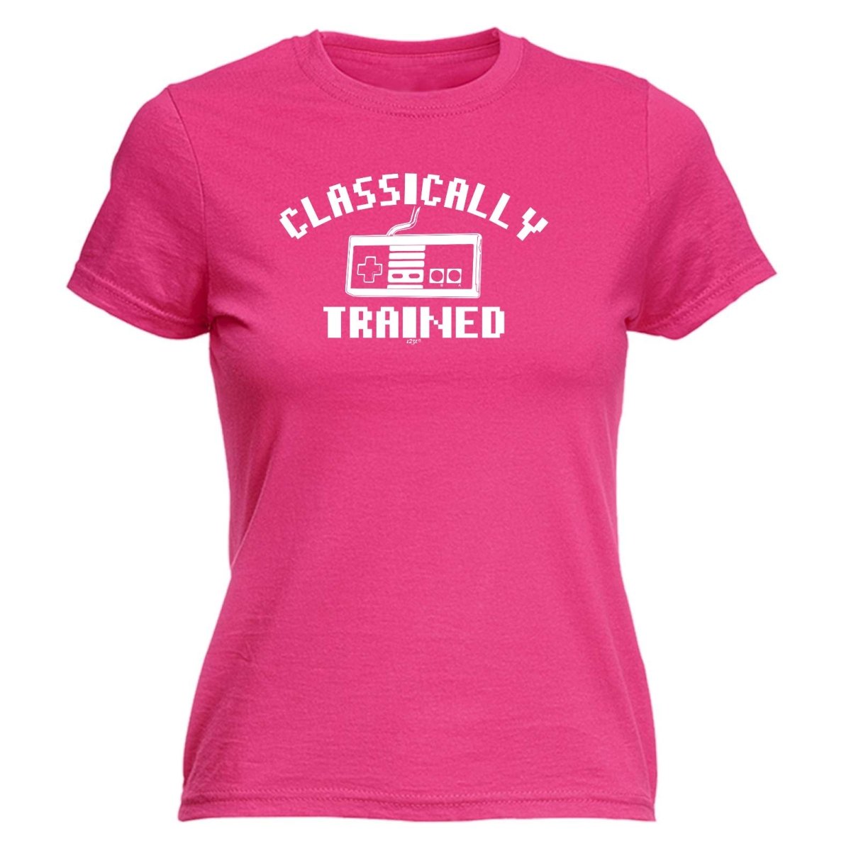 Classicly Trained Gamer Gaming - Funny Novelty Womens T-Shirt T Shirt Tshirt - 123t Australia | Funny T-Shirts Mugs Novelty Gifts