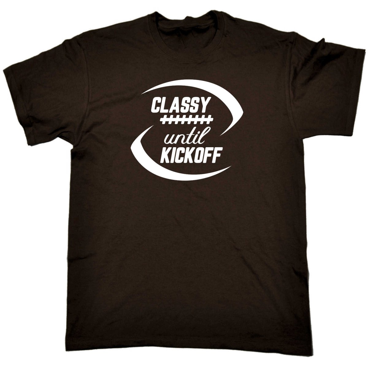 Classy Until Kickoff Australian Footie Football - Mens Funny T-Shirt Tshirts - 123t Australia | Funny T-Shirts Mugs Novelty Gifts