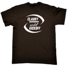 Classy Until Kickoff Australian Footie Football - Mens Funny T-Shirt Tshirts - 123t Australia | Funny T-Shirts Mugs Novelty Gifts