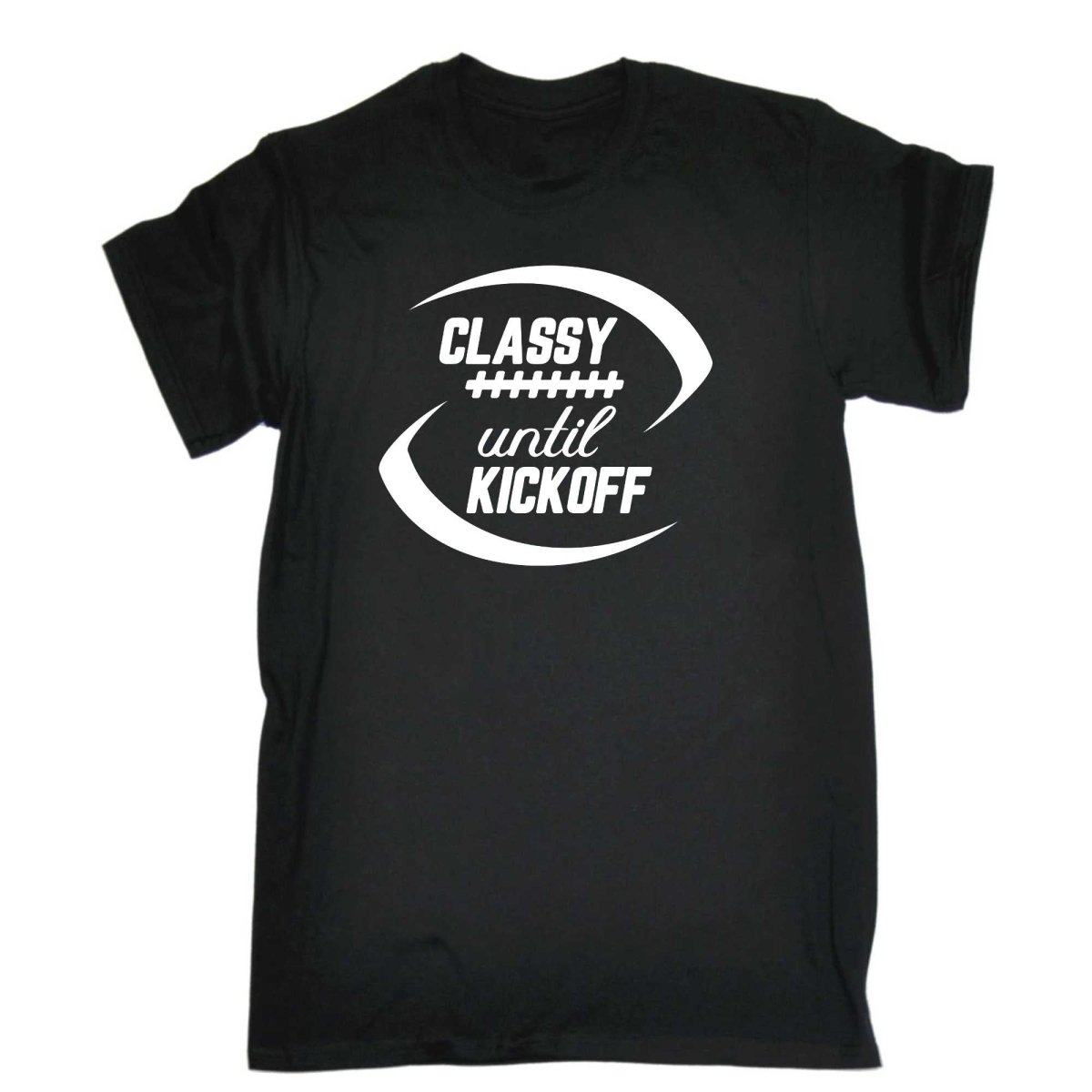 Classy Until Kickoff Australian Footie Football - Mens Funny T-Shirt Tshirts - 123t Australia | Funny T-Shirts Mugs Novelty Gifts