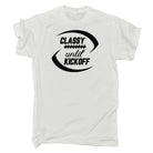 Classy Until Kickoff Australian Footie Football - Mens Funny T-Shirt Tshirts - 123t Australia | Funny T-Shirts Mugs Novelty Gifts