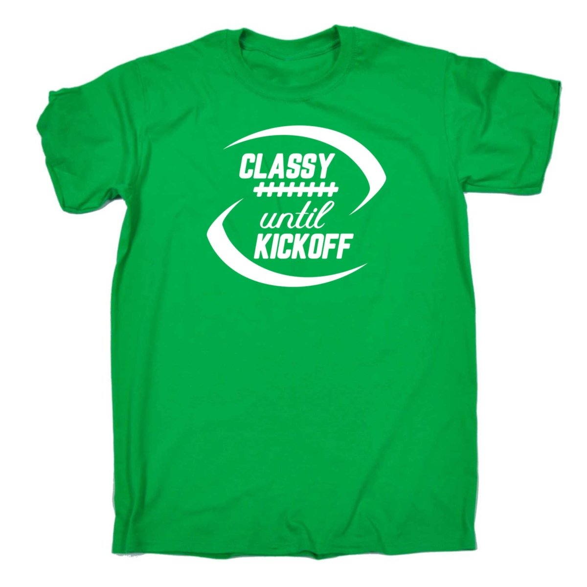 Classy Until Kickoff Australian Footie Football - Mens Funny T-Shirt Tshirts - 123t Australia | Funny T-Shirts Mugs Novelty Gifts