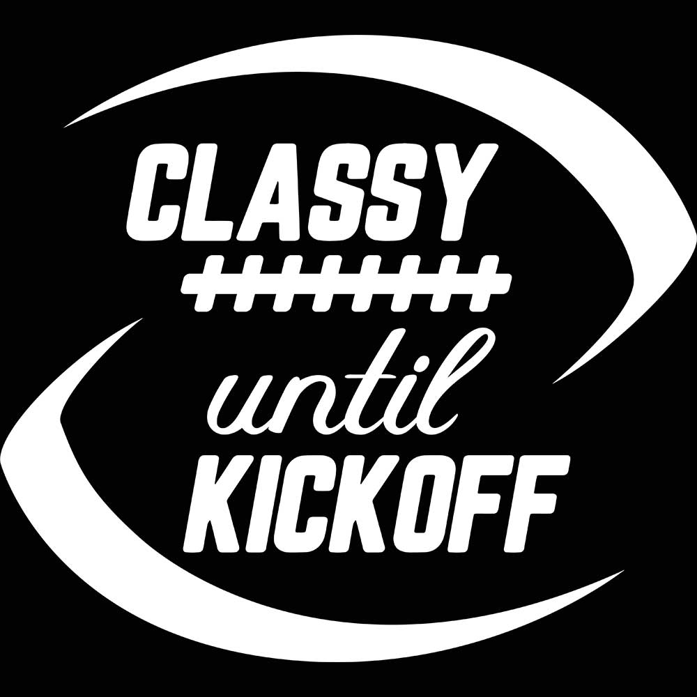 Classy Until Kickoff Australian Footie Football - Mens Funny T-Shirt Tshirts - 123t Australia | Funny T-Shirts Mugs Novelty Gifts