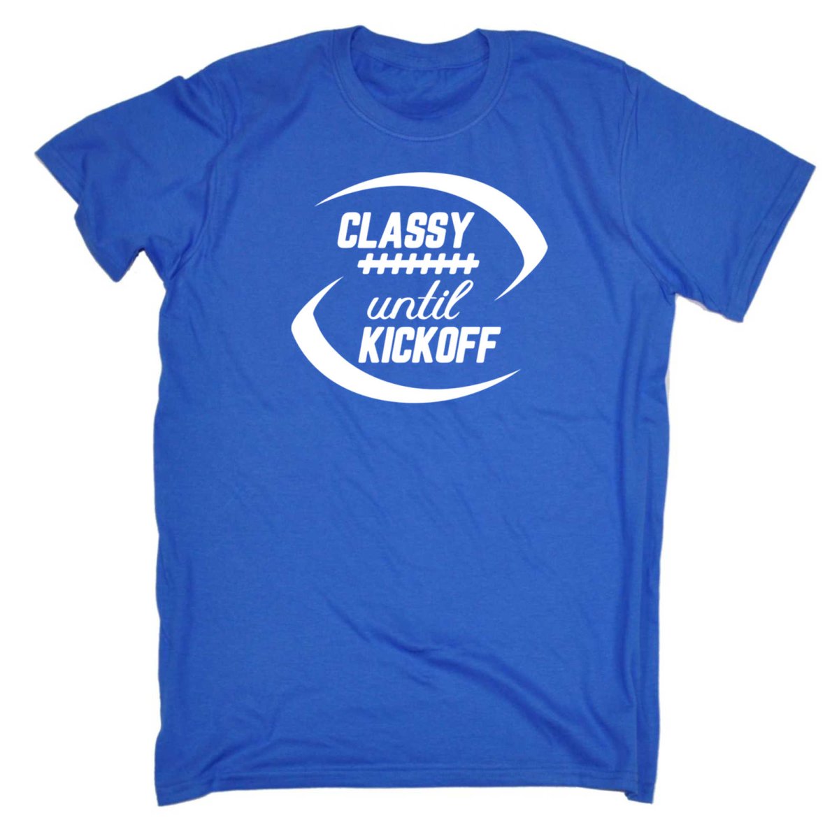 Classy Until Kickoff Australian Footie Football - Mens Funny T-Shirt Tshirts - 123t Australia | Funny T-Shirts Mugs Novelty Gifts