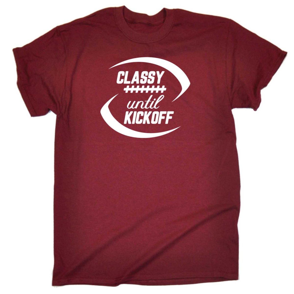 Classy Until Kickoff Australian Footie Football - Mens Funny T-Shirt Tshirts - 123t Australia | Funny T-Shirts Mugs Novelty Gifts