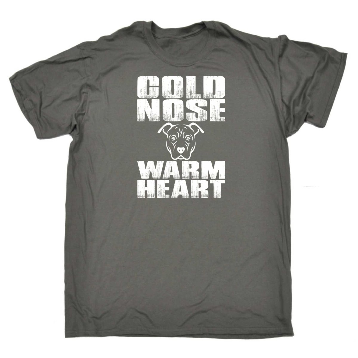 Cold Nose Warm Heart Dog - Mens Funny T-Shirt Tshirts - 123t Australia | Funny T-Shirts Mugs Novelty Gifts