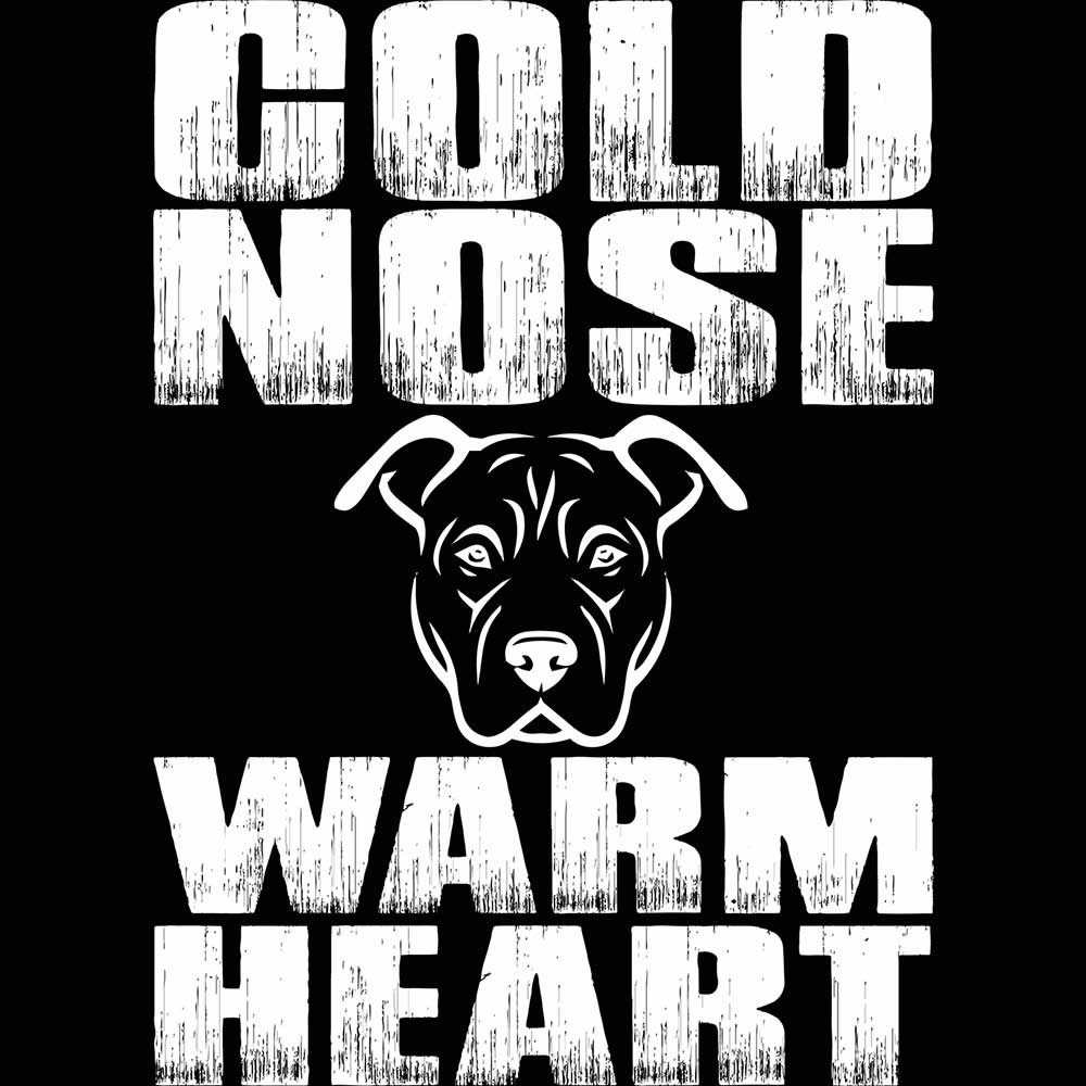 Cold Nose Warm Heart Dog - Mens Funny T-Shirt Tshirts - 123t Australia | Funny T-Shirts Mugs Novelty Gifts