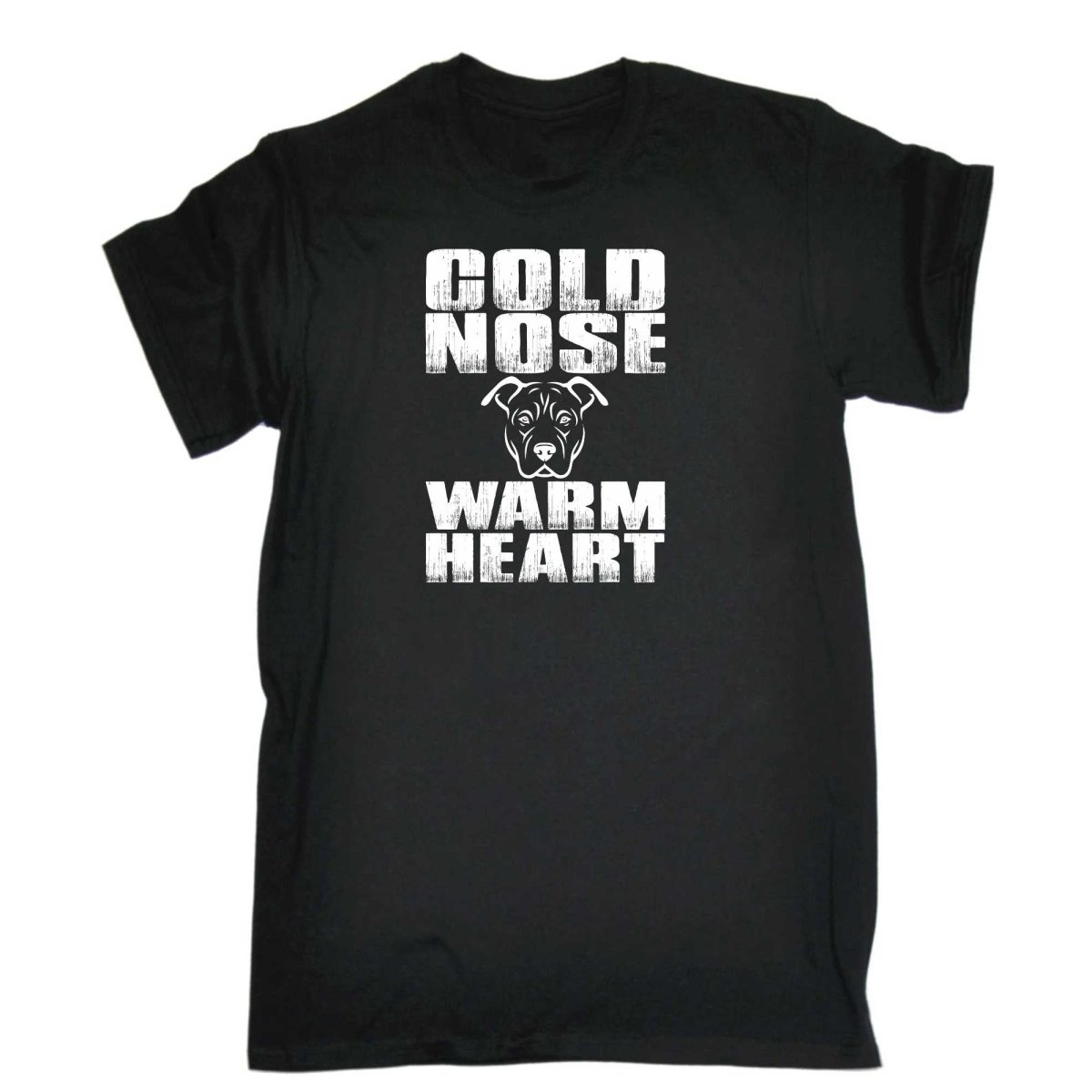 Cold Nose Warm Heart Dog - Mens Funny T-Shirt Tshirts - 123t Australia | Funny T-Shirts Mugs Novelty Gifts