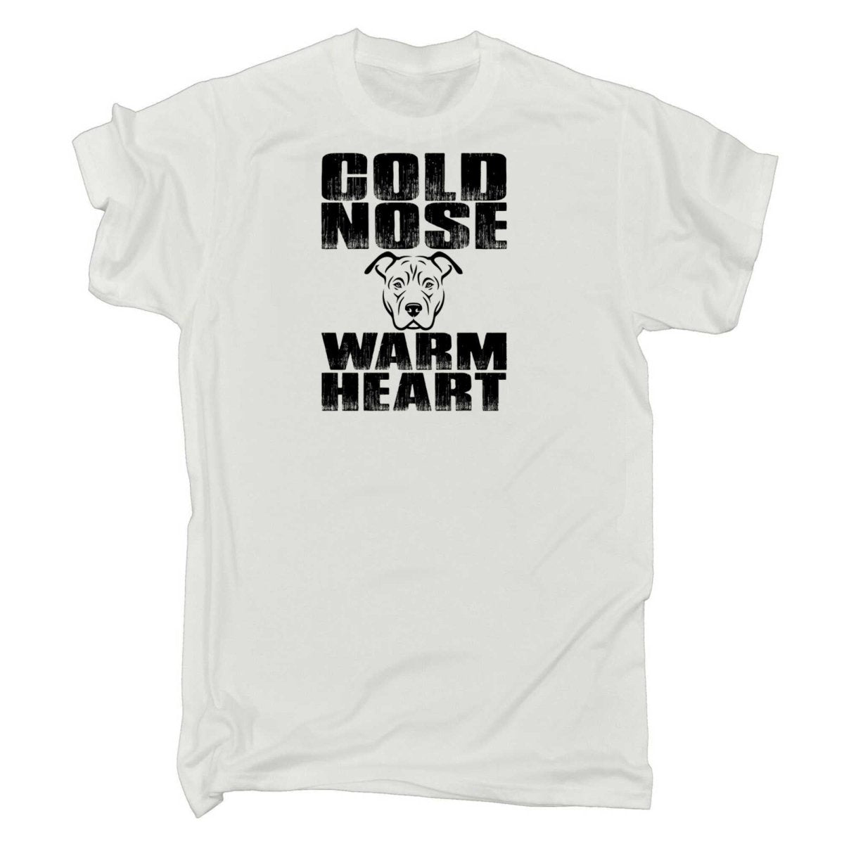 Cold Nose Warm Heart Dog - Mens Funny T-Shirt Tshirts - 123t Australia | Funny T-Shirts Mugs Novelty Gifts