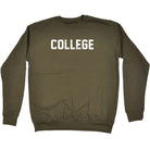 College - Funny Novelty Sweatshirt - 123t Australia | Funny T-Shirts Mugs Novelty Gifts