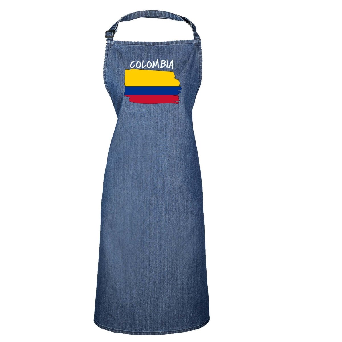 Colombia Country Flag Nationality - Kitchen Apron - 123t Australia | Funny T-Shirts Mugs Novelty Gifts