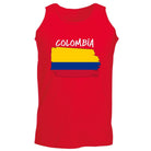 Colombia Country Flag Nationality - Vest Singlet Unisex Tank Top - 123t Australia | Funny T-Shirts Mugs Novelty Gifts