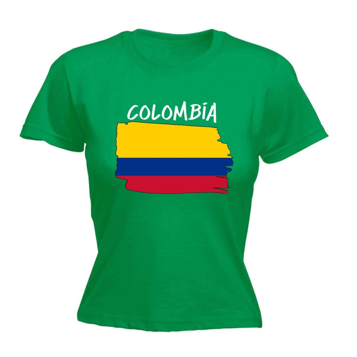 Colombia Country Flag Nationality - Womens T-Shirt T Shirt Tshirt - 123t Australia | Funny T-Shirts Mugs Novelty Gifts