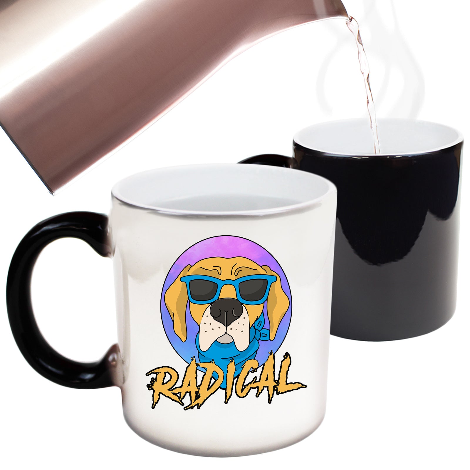 Radical Dog Dogs Pet Animal - Funny Colour Changing Mug