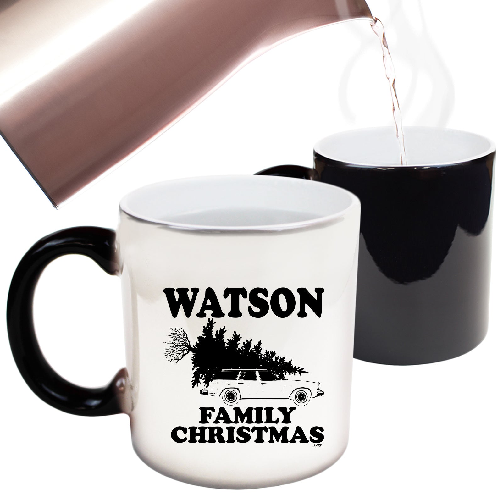 Family Christmas Watson - Funny Colour Changing Mug