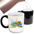 Seoul South Korea Country Flag Destination - Funny Colour Changing Mug