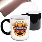 Trick Or Treat Pumpkin Lips Halloween Trick Or Treat - Funny Colour Changing Mug