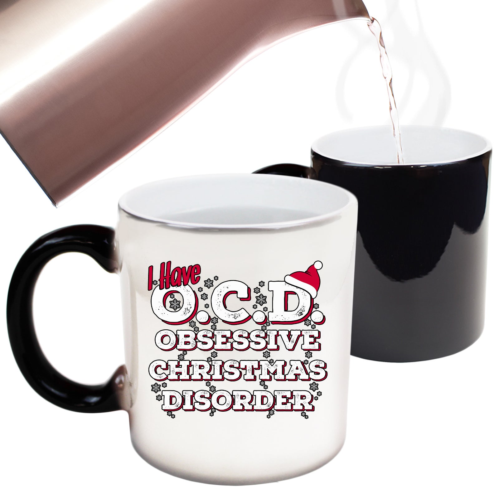 Christmas I Have Ocd Obsessive Christmas Disorder - Funny Colour Changing Mug