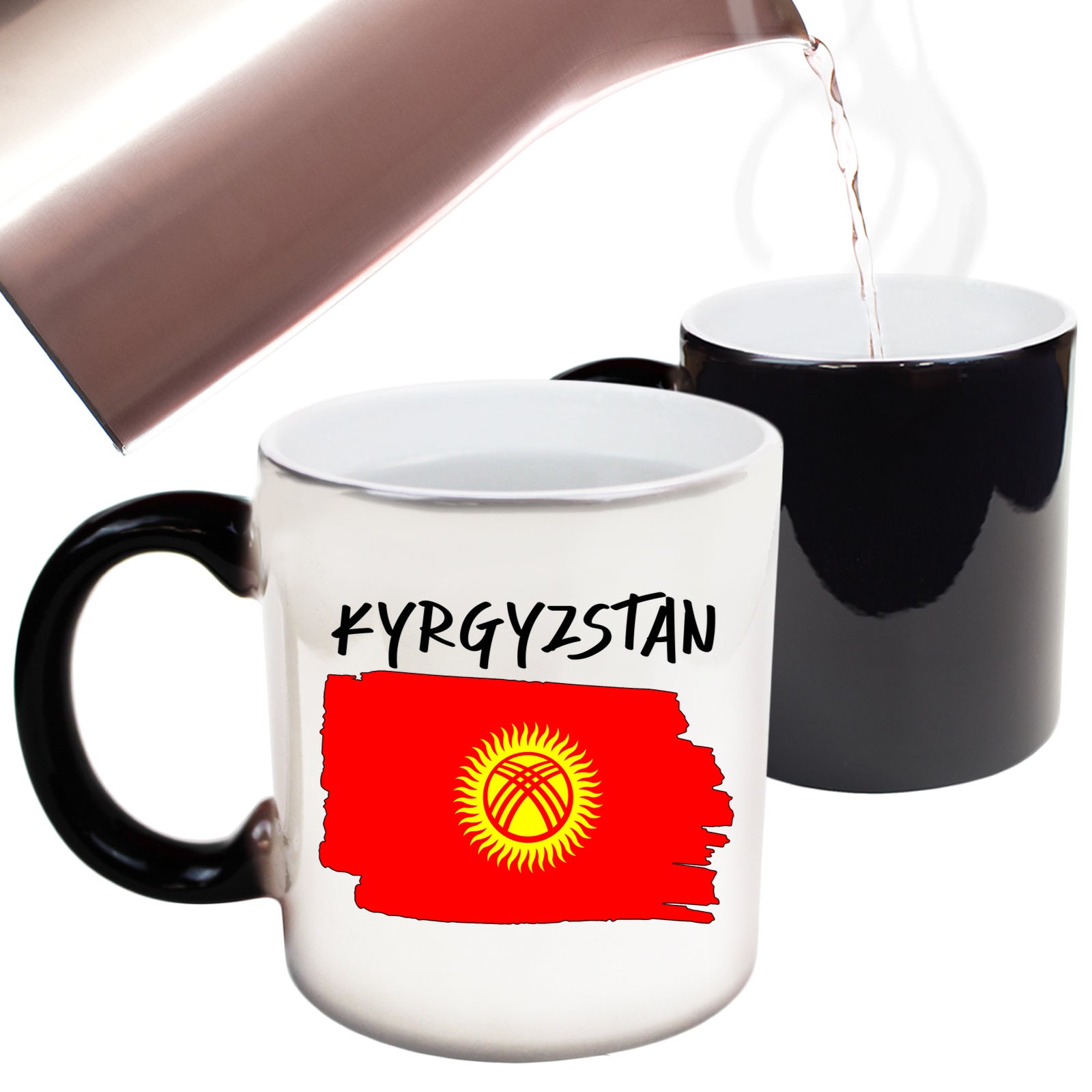 Kyrgyzstan - Funny Colour Changing Mug