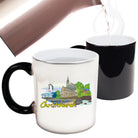 Christchurch New Zealand Country Flag Destination - Funny Colour Changing Mug