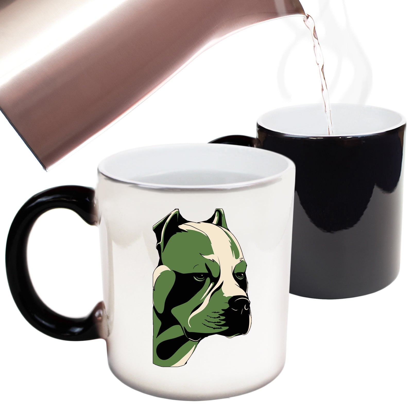 Pitbull Dog V2 Hound - Funny Colour Changing Mug