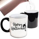 Happy Halloween Black Cat - Funny Colour Changing Mug