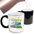 Calgary Canada Country Flag Destination - Funny Colour Changing Mug