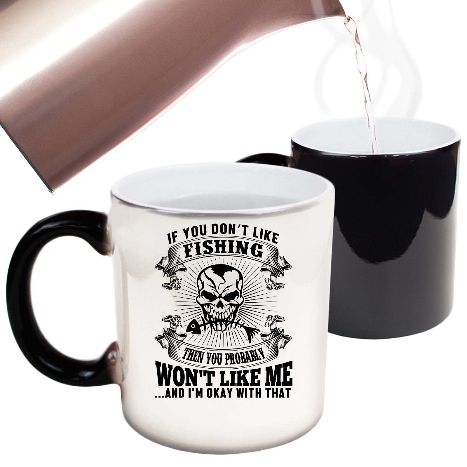 Dont Like Fishing - Funny Colour Changing Mug