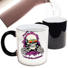 Skele Vibes And Sick Beats Halloween Trick Or Treat - Funny Colour Changing Mug