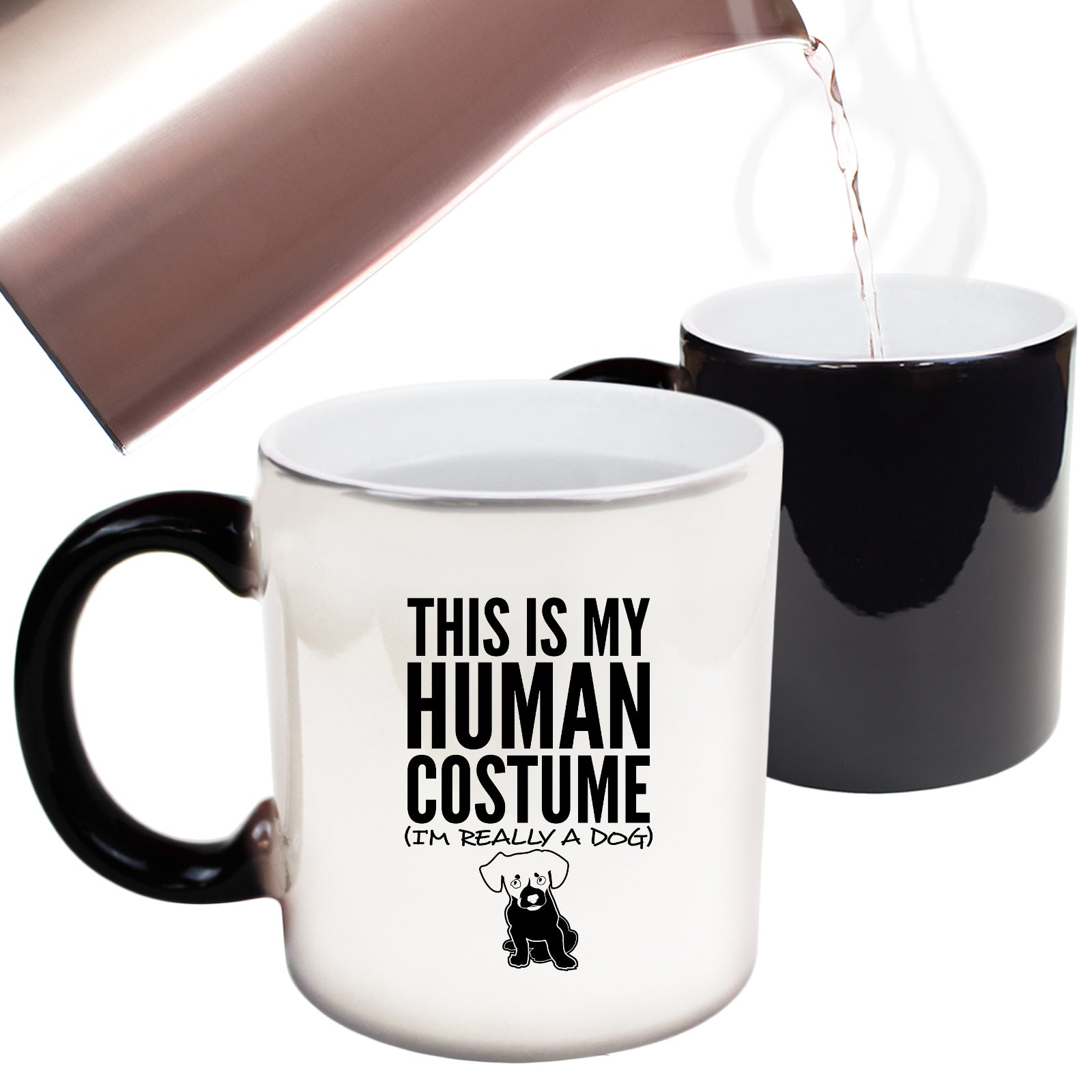 This Is My Human Costume Dog - Funny Colour Changing Mug