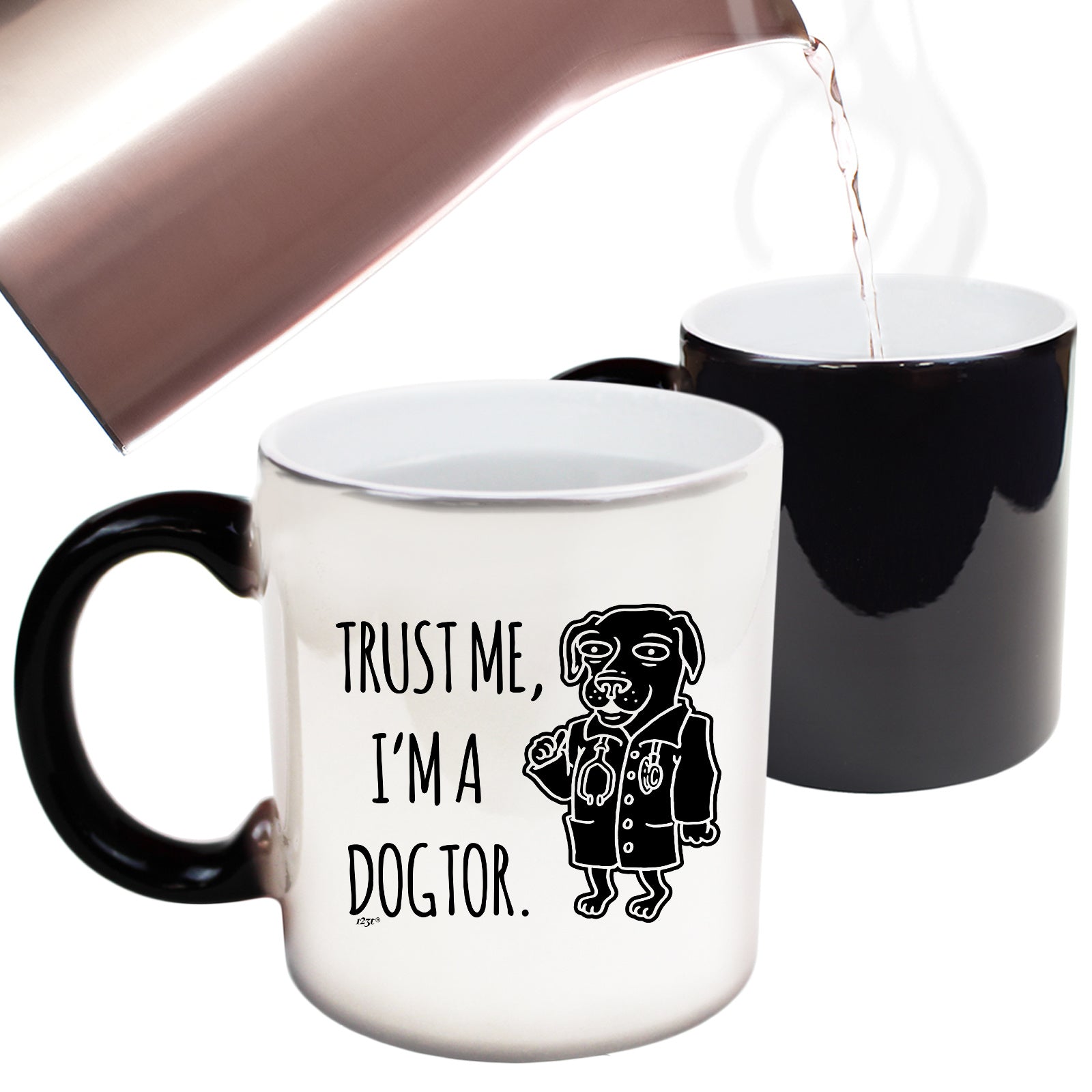 Trust Me Im A Dogtor - Funny Colour Changing Mug