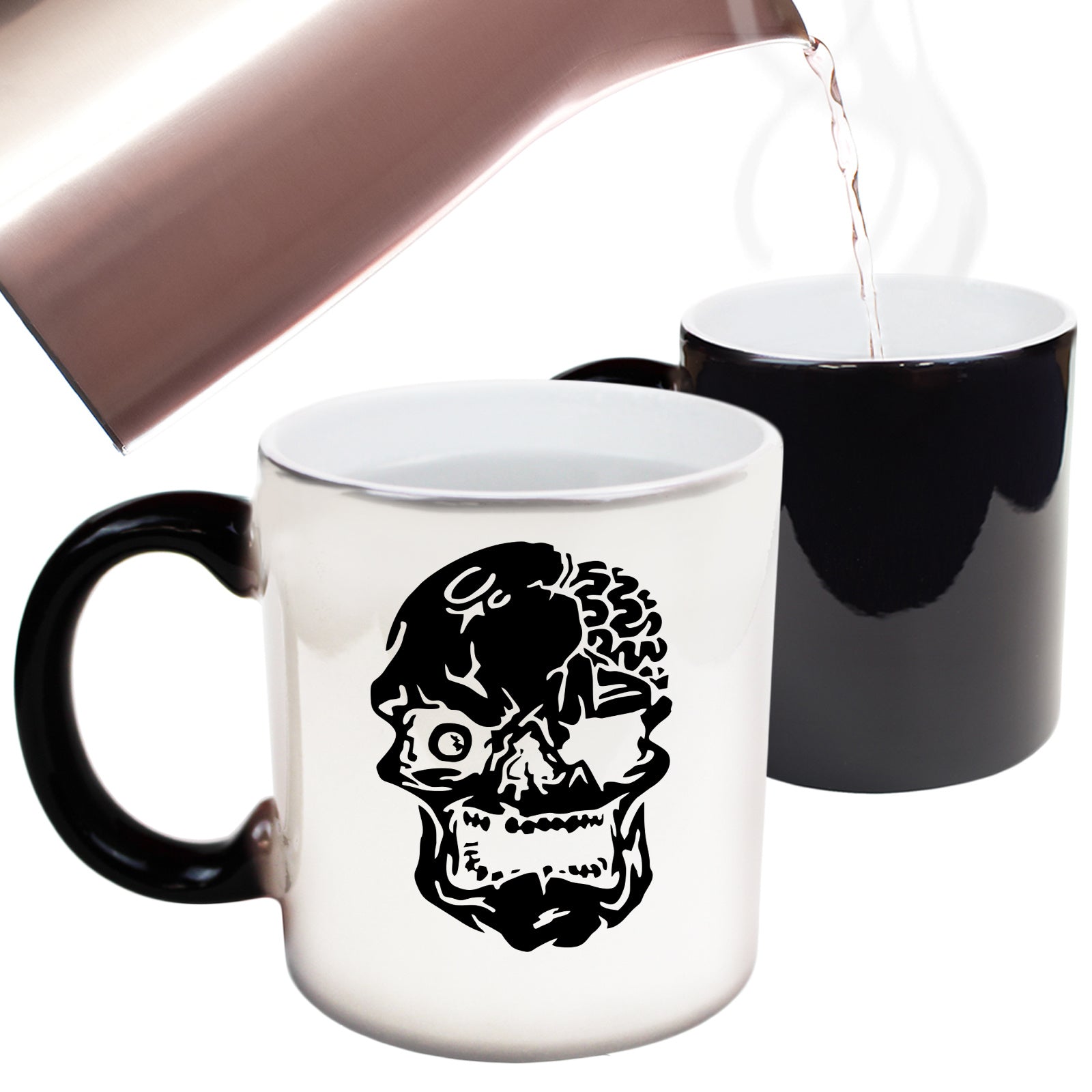 Zombie Skull - Funny Colour Changing Mug