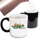 Delhi India Country Flag Destination - Funny Colour Changing Mug