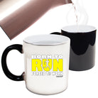 Pb Born To Run - Funny Colour Changing Mug