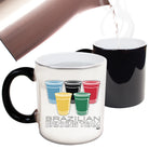 Brazilian Drinking Team Glasses - Funny Colour Changing Mug Cup