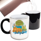 Budapest Hungary Country Flag Destination - Funny Colour Changing Mug