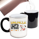 Druncle Like A Normal Uncle Christmas - Funny Colour Changing Mug