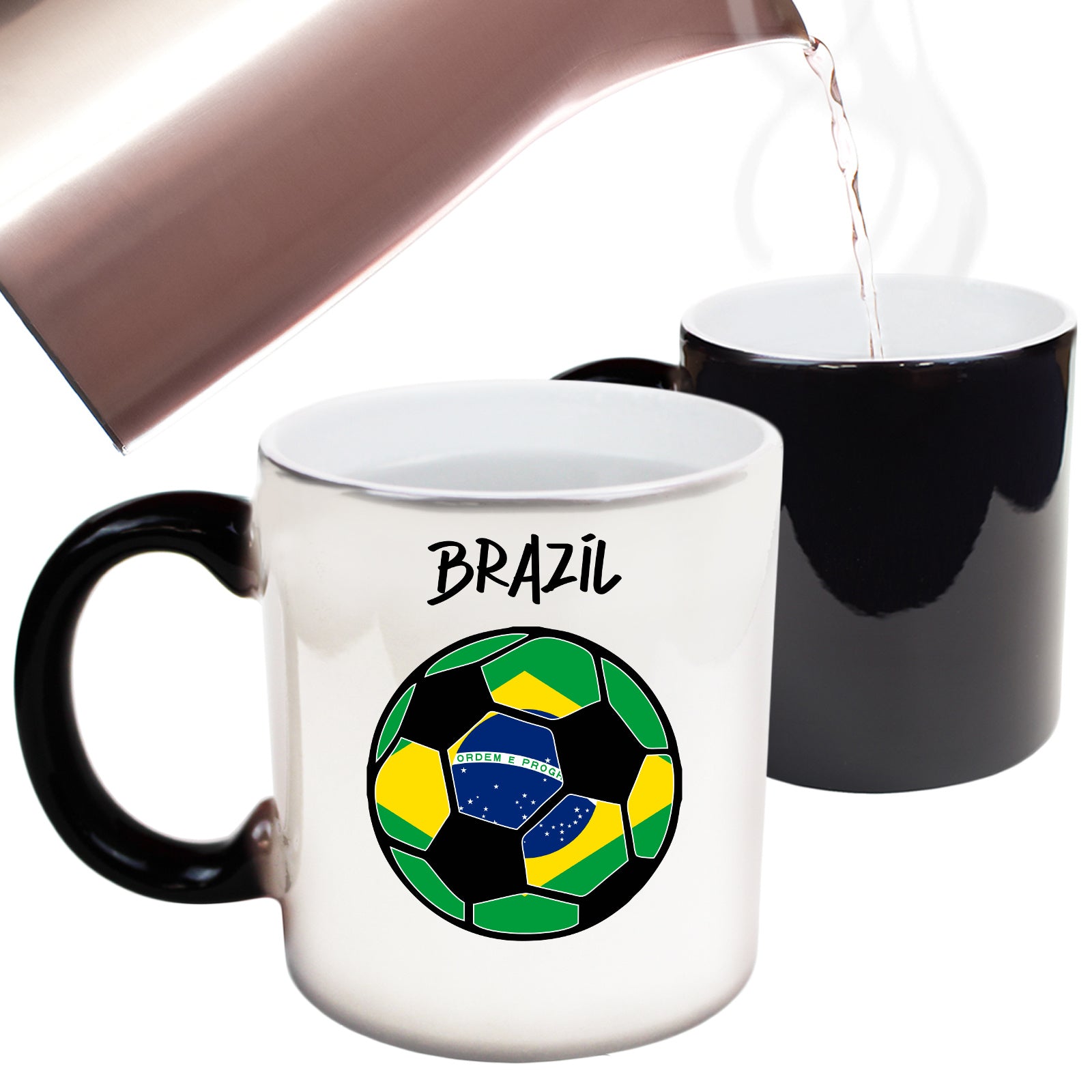 Brazil Football - Funny Colour Changing Mug