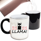 Christmas Fa La La La Lama - Funny Colour Changing Mug