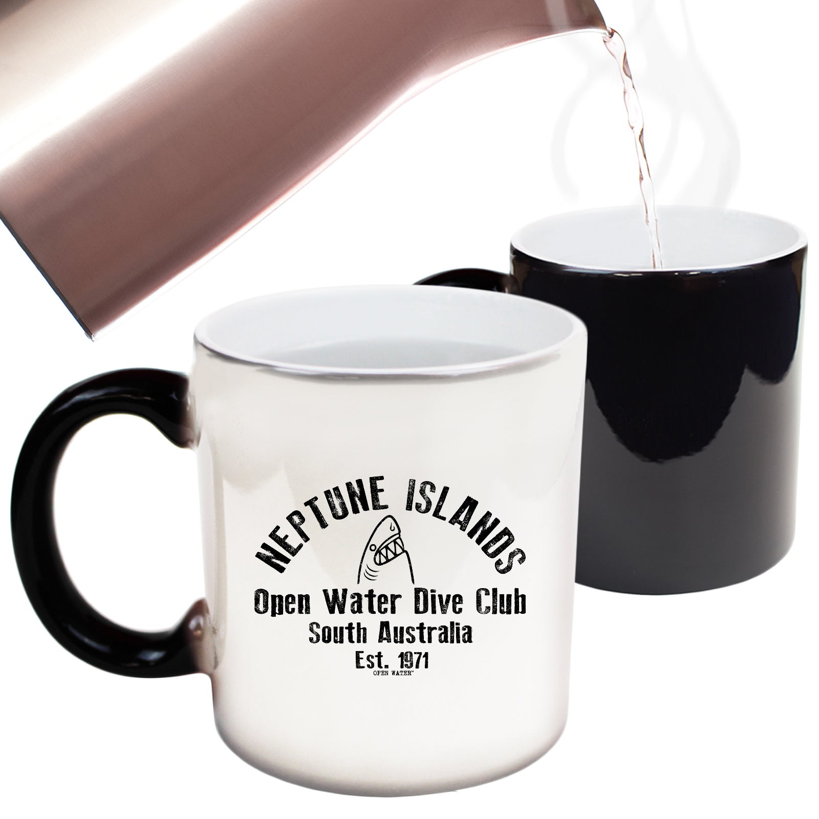 Ow Neptune Island - Funny Colour Changing Mug