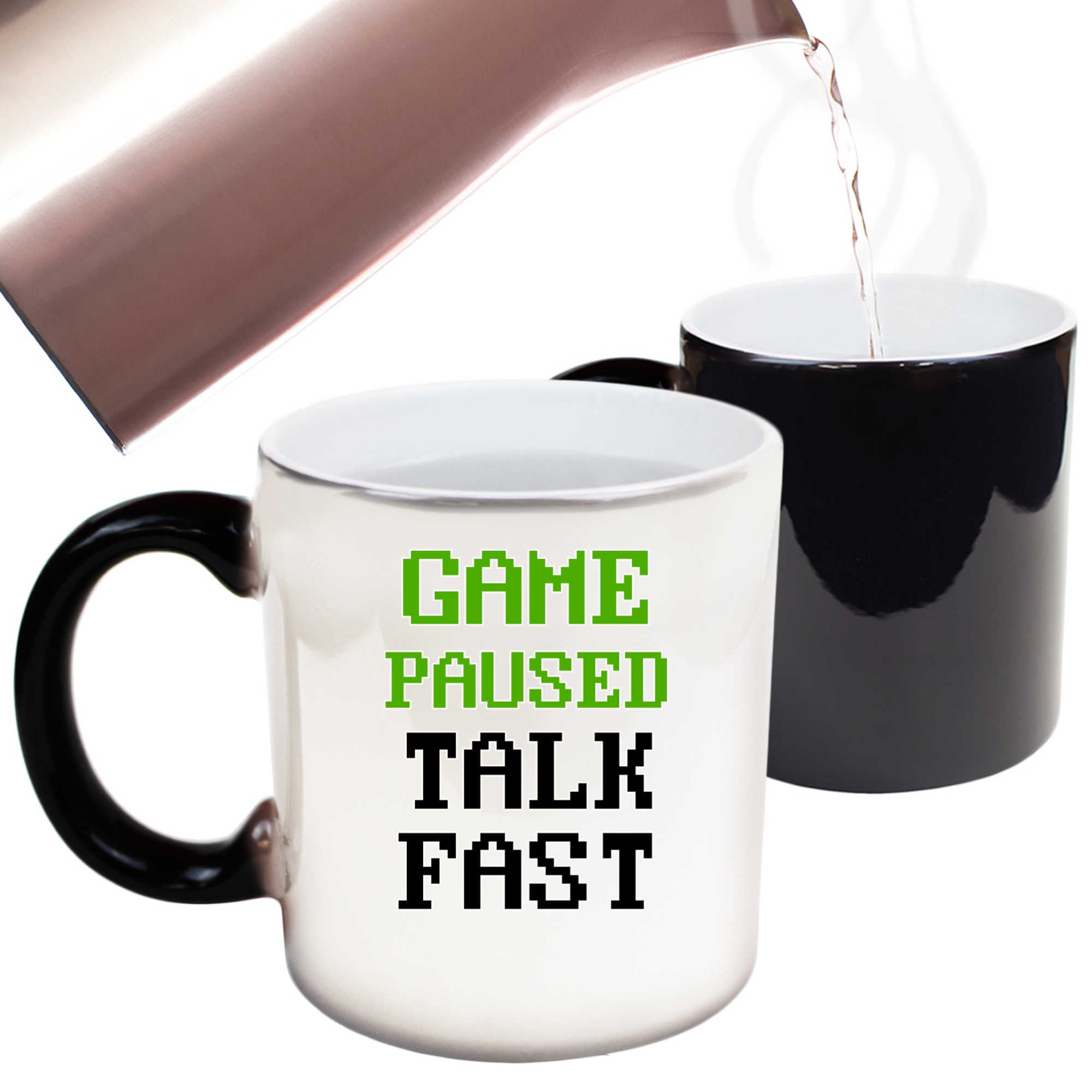 Game Paused Talk Fast Gamer Gaming - Funny Colour Changing Mug