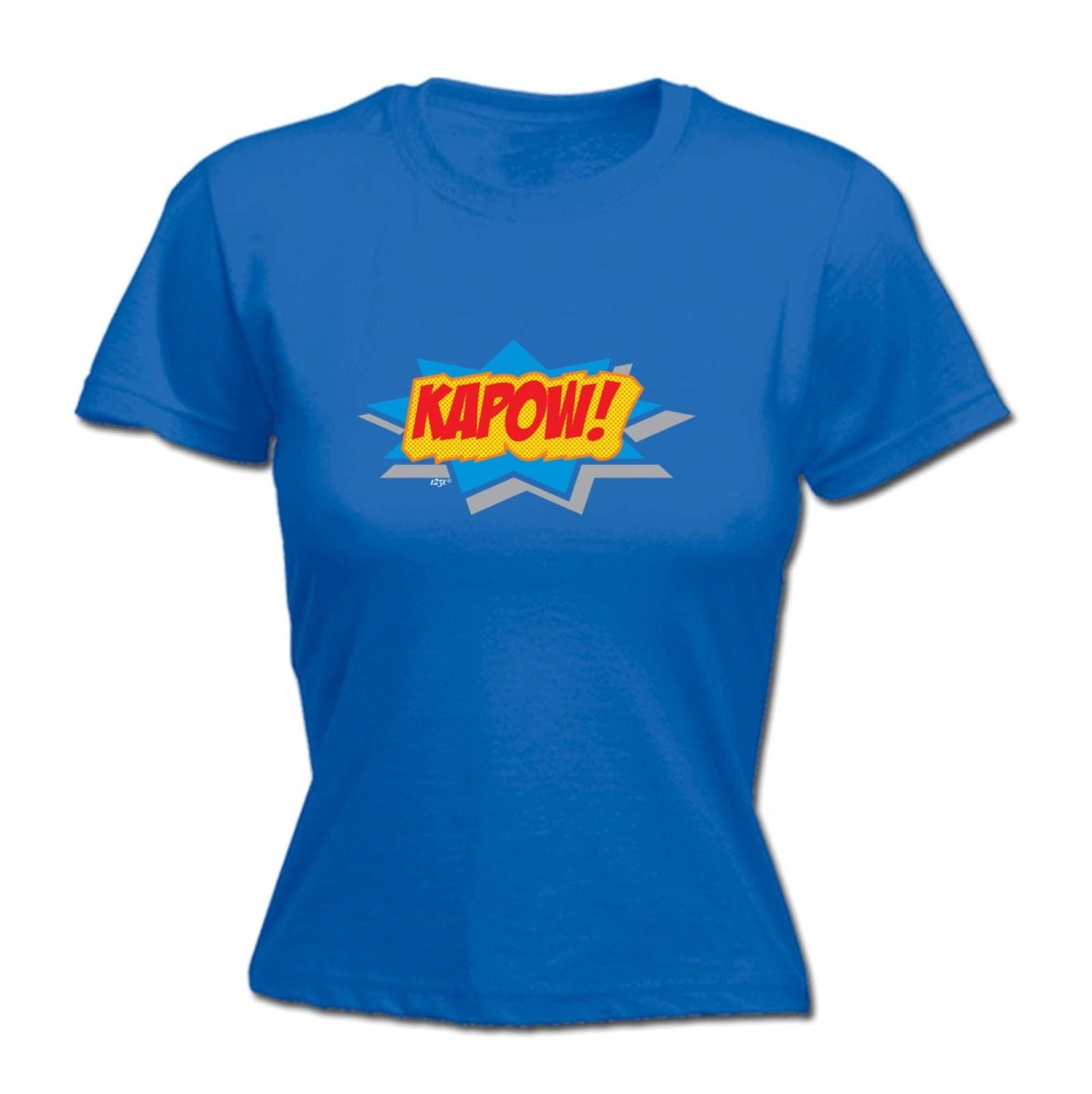 Comic Kapow - Funny Novelty Womens T-Shirt T Shirt Tshirt - 123t Australia | Funny T-Shirts Mugs Novelty Gifts