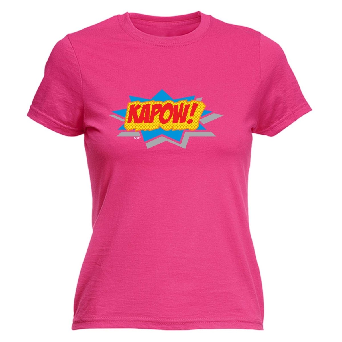 Comic Kapow - Funny Novelty Womens T-Shirt T Shirt Tshirt - 123t Australia | Funny T-Shirts Mugs Novelty Gifts