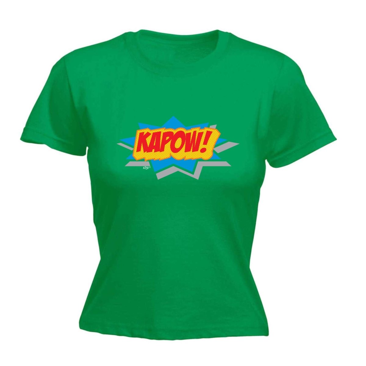 Comic Kapow - Funny Novelty Womens T-Shirt T Shirt Tshirt - 123t Australia | Funny T-Shirts Mugs Novelty Gifts