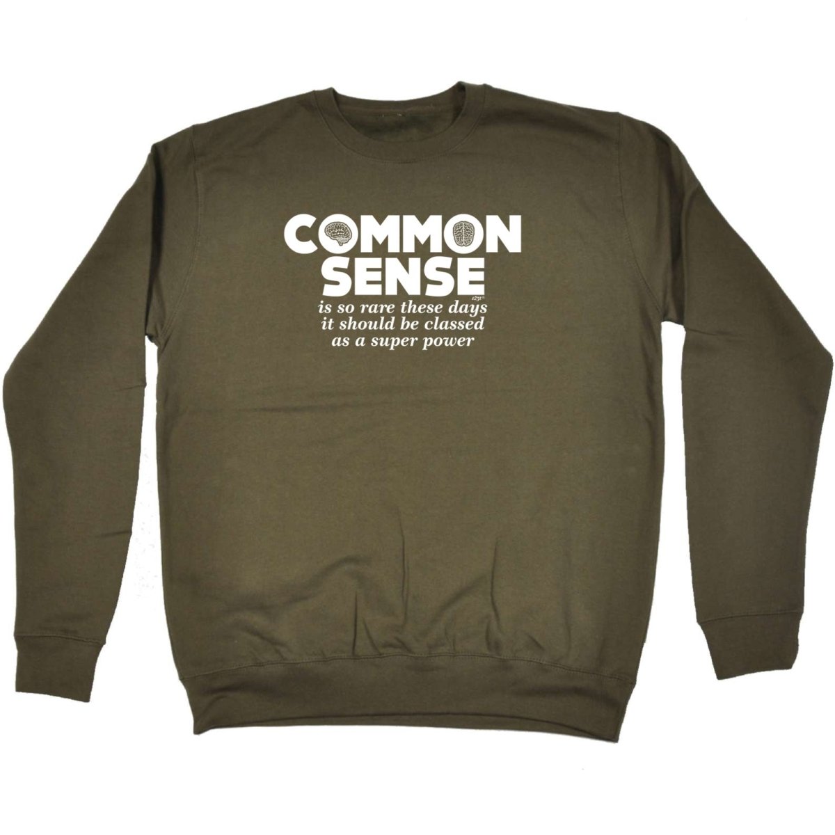 Common Sense Is So Rare - Funny Novelty Sweatshirt - 123t Australia | Funny T-Shirts Mugs Novelty Gifts